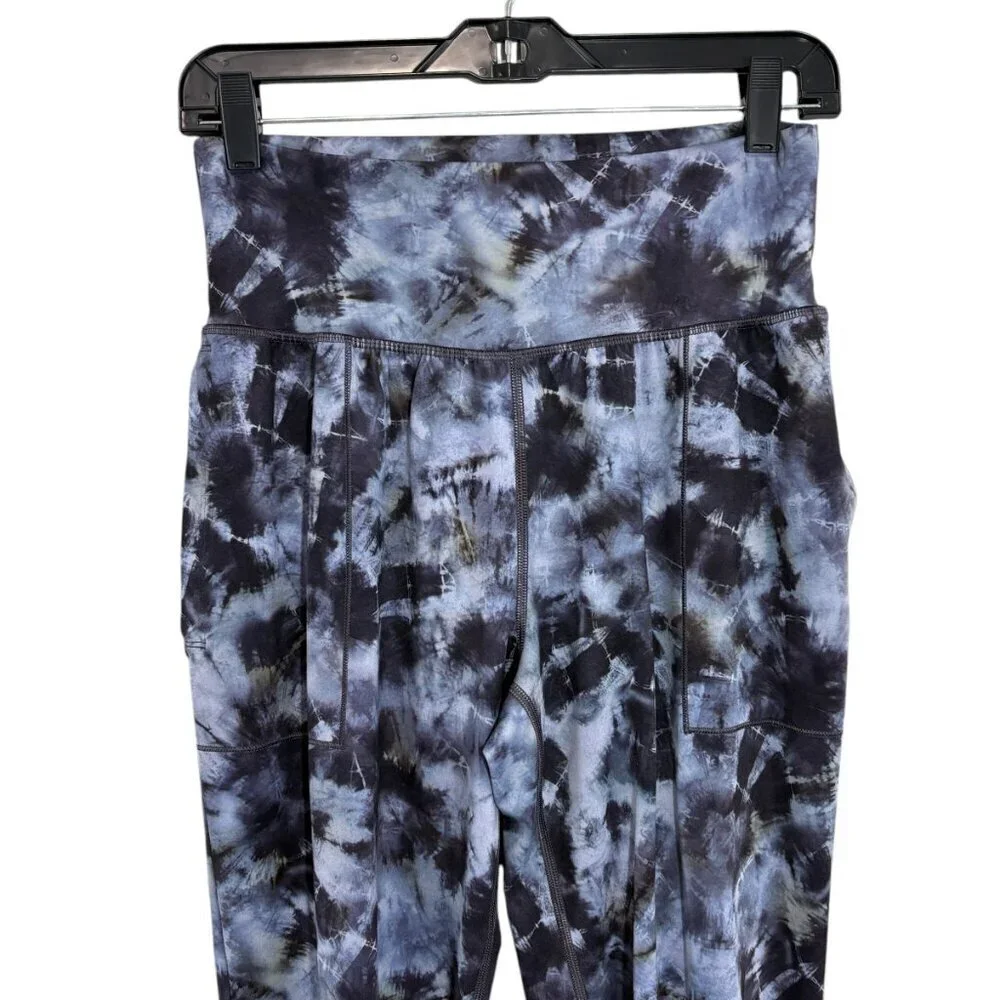 Athleta Tie Dye Salutation Printed Jogger Pants with Pockets Women's Size Small